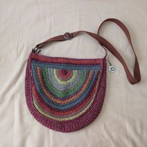 The Sak Multicolor Crochet Shoulder Bag